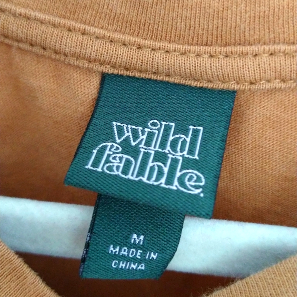 Wild Fable Brown Ruffle Hem Sleeveless Crop Top - Picture 5 of 6